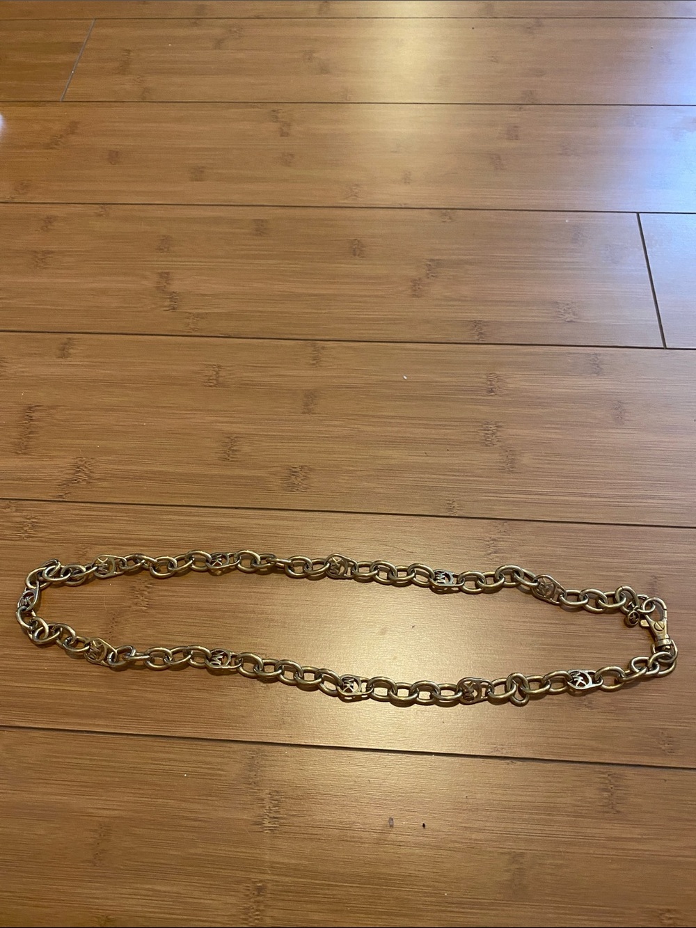 MK Michael Kors gold chain